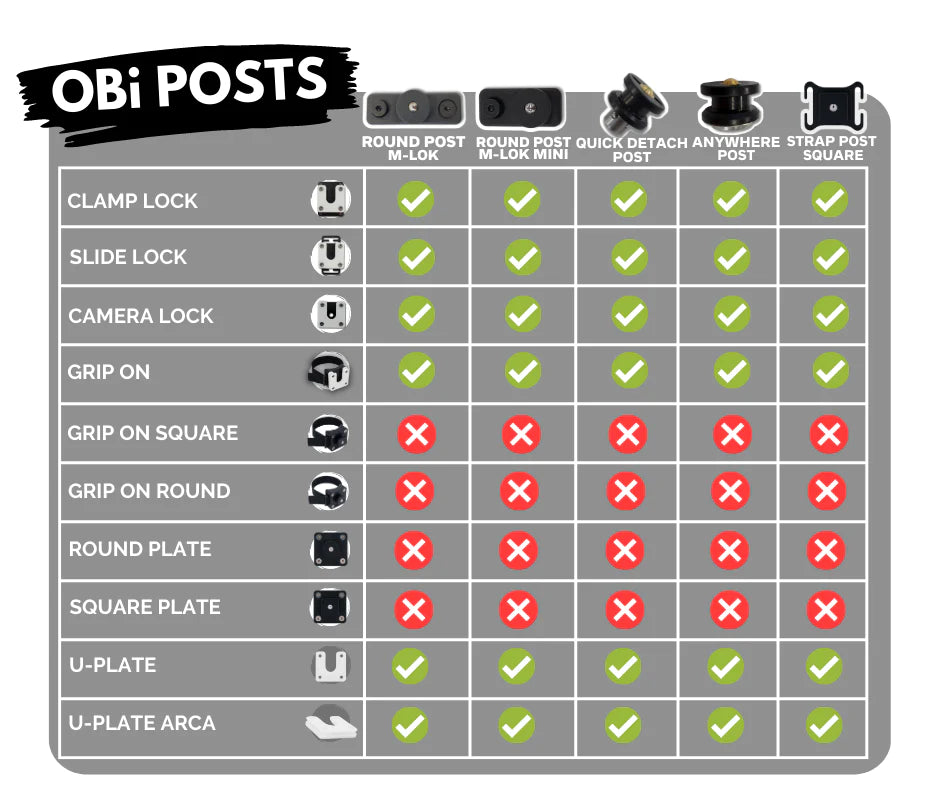 OBi LINK SYSTEM -- QUICK DETACH POST