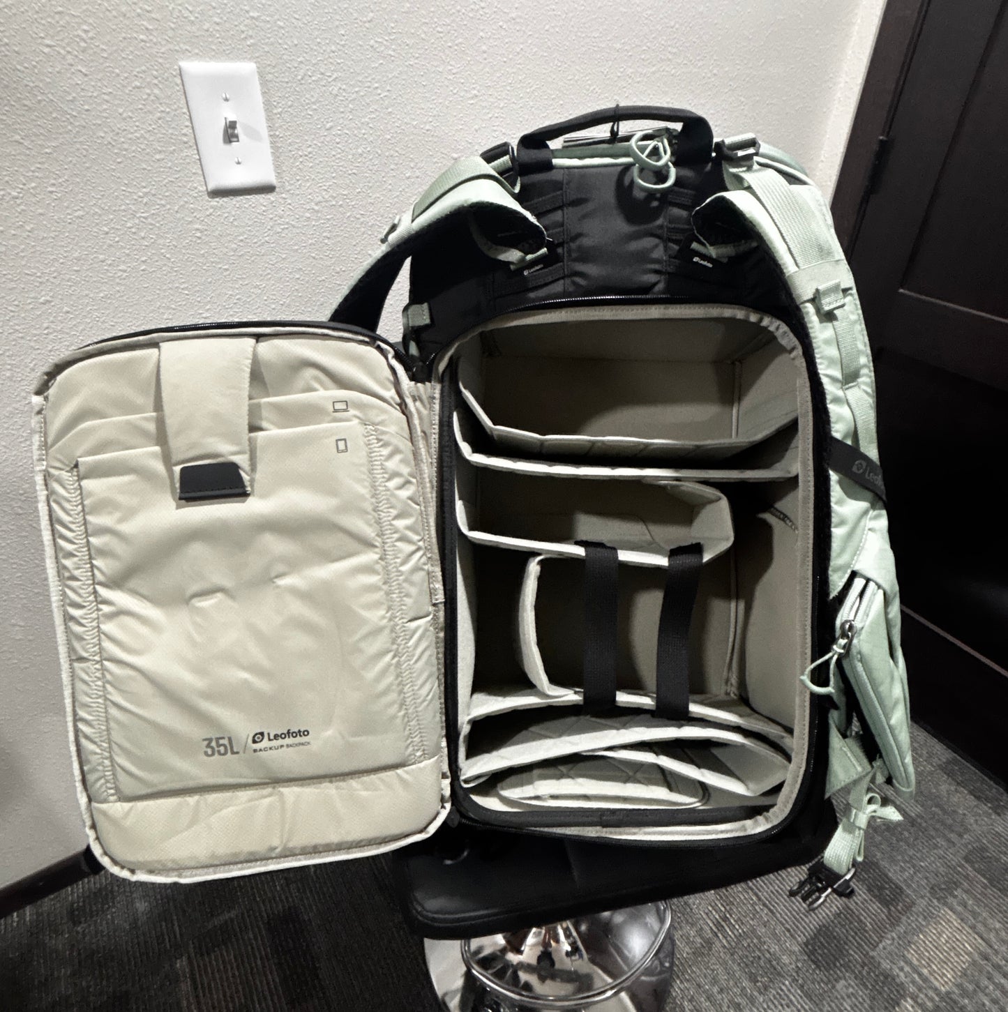 Leofoto 35L Bag Sage Green