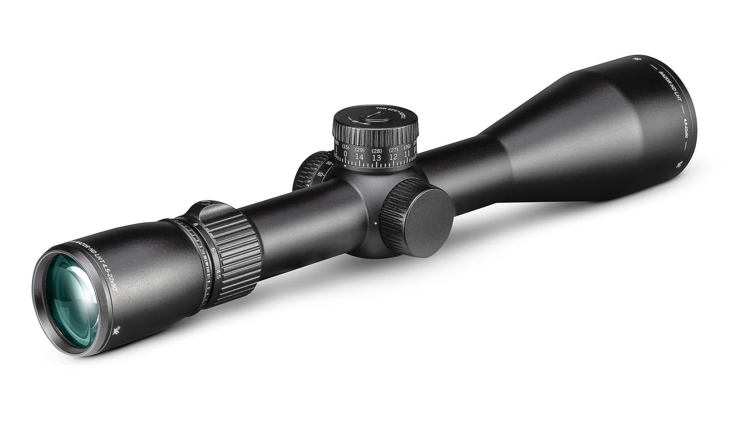 RAZOR® HD LHT™ 4.5-22X50 FFP XLR-2 MRAD