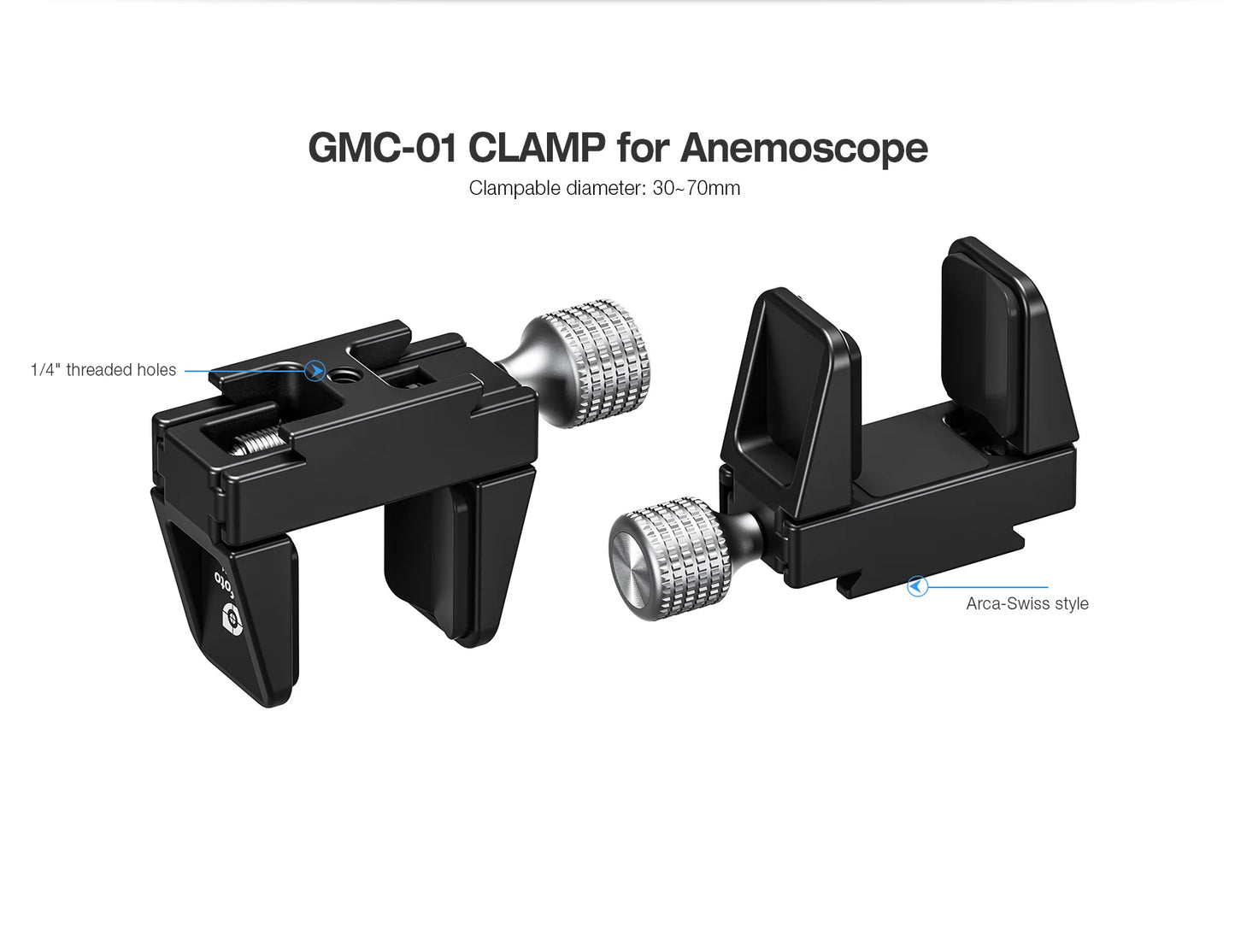 Leofoto GMC-01 Clamp Set for Anemometer