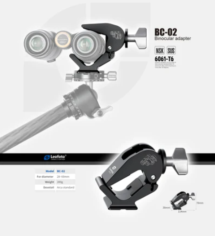 Leofoto BC-02 Binoculars Adapter
