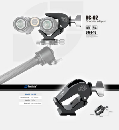 Leofoto BC-02 Binoculars Adapter