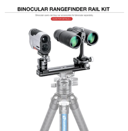 Leofoto FDM-02 Binoculars Rangefinder Rail Kit