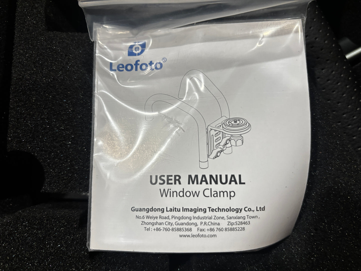 Leofoto window clamp Demo