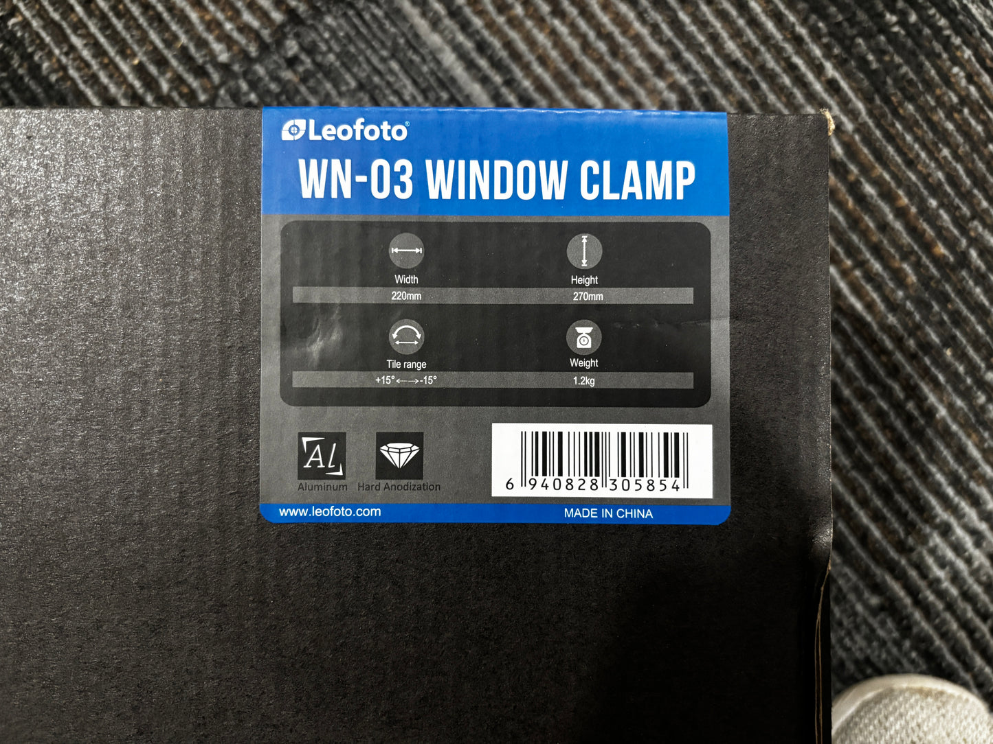 Leofoto window clamp Demo