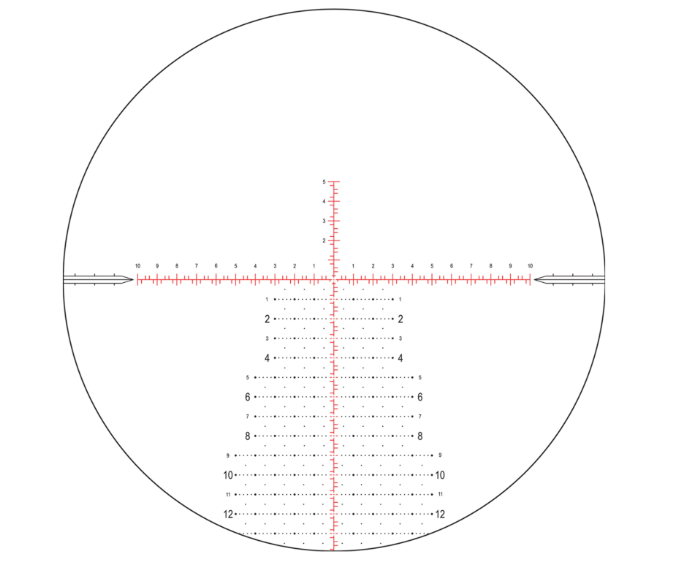 Nightforce NX6 3-18x50mm F1 FieldSet .1 MRAD DigIllum Mil-XT First Focal Plane Reticle Riflescope