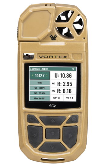 Vortex Ace Ballistic Weather Meter w/Integrated GeoBallistics On-Board Ballistic Solver
